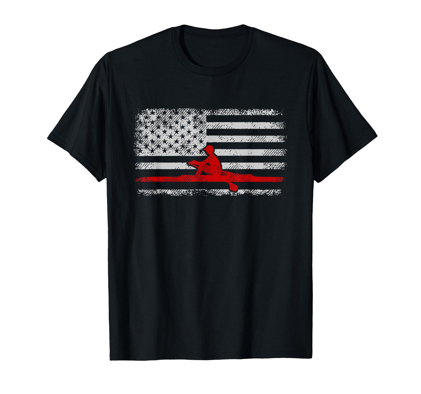 American Flag Rowing T-Shirt