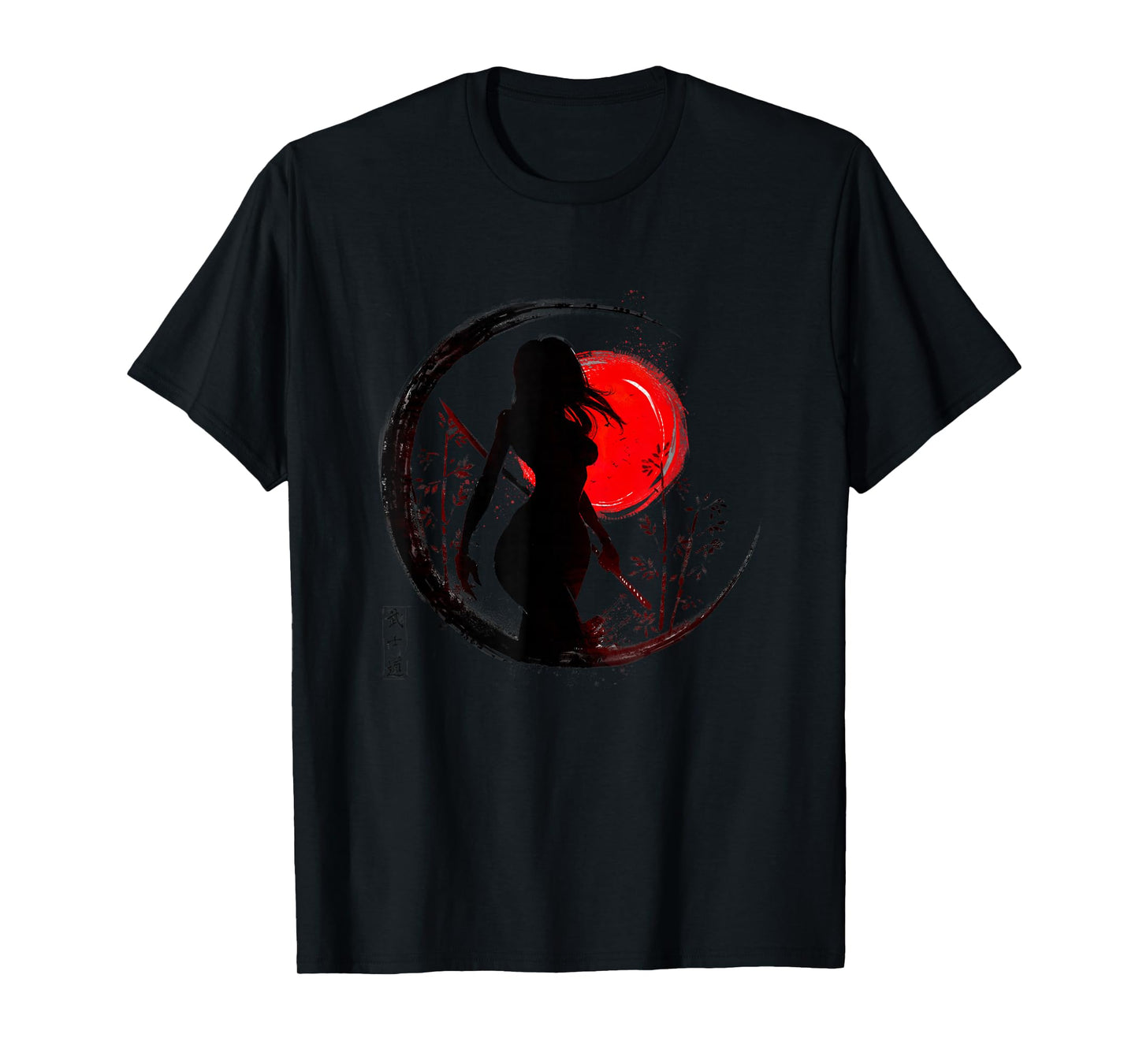 Japanese Female Samurai Warrior T-Shirt