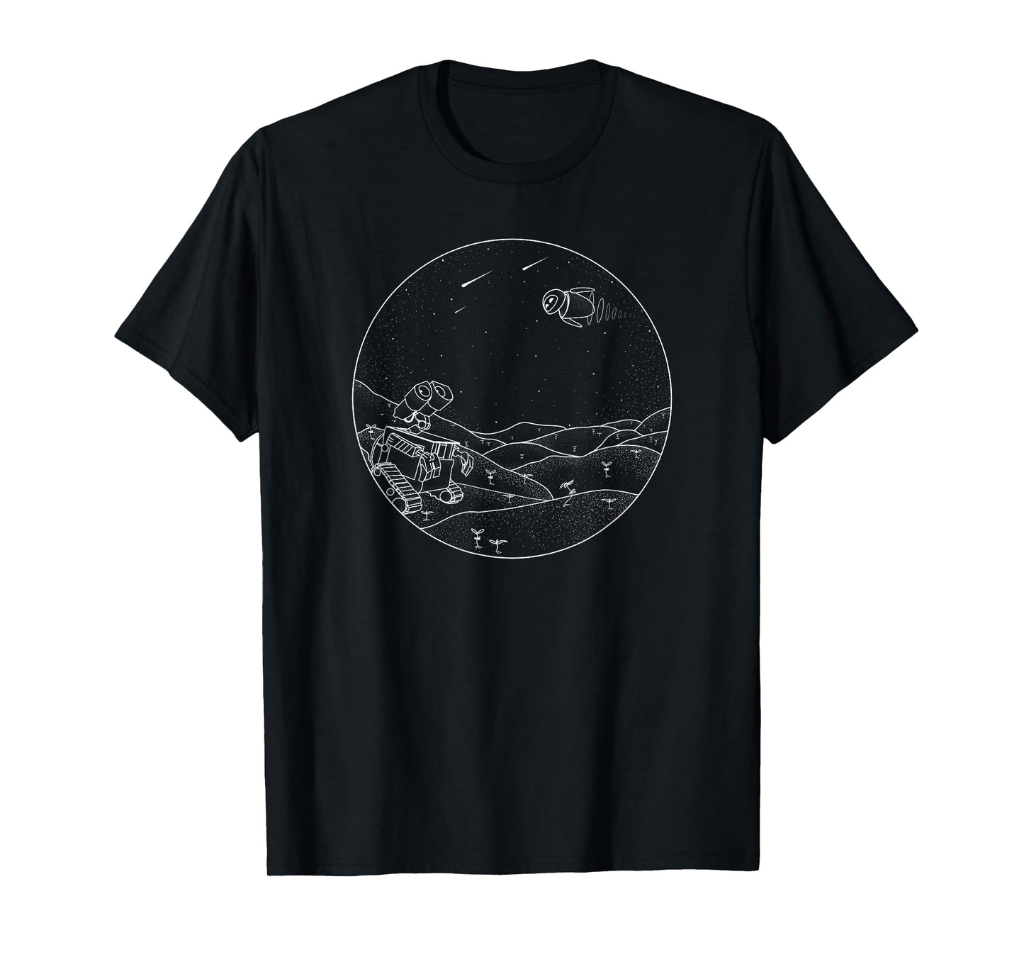 Disney Pixar Wall-E Celestial Night EVE Flight T-Shirt