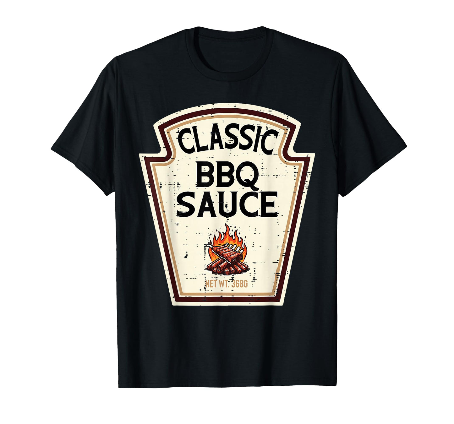 Halloween Classic BBQ Sauce Funny Food Costume Men Women Kid T-Shirt