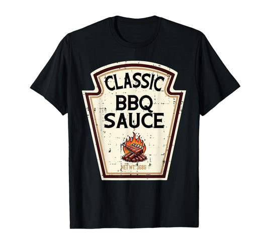 Halloween Classic BBQ Sauce Funny Food Costume Men Women Kid T-Shirt