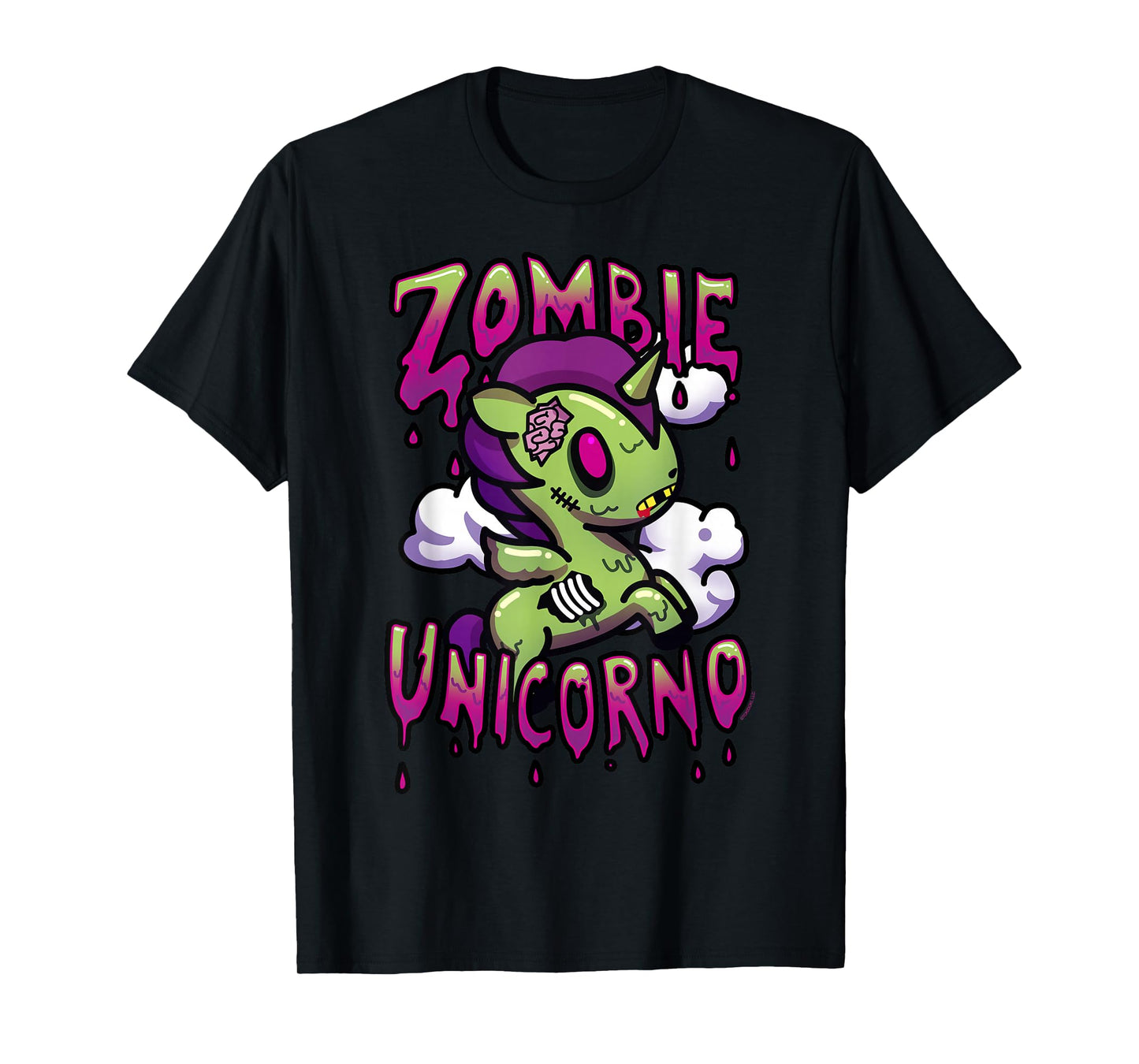 Tokidoki Halloween Zombie Unicorno Milo Portrait T-Shirt