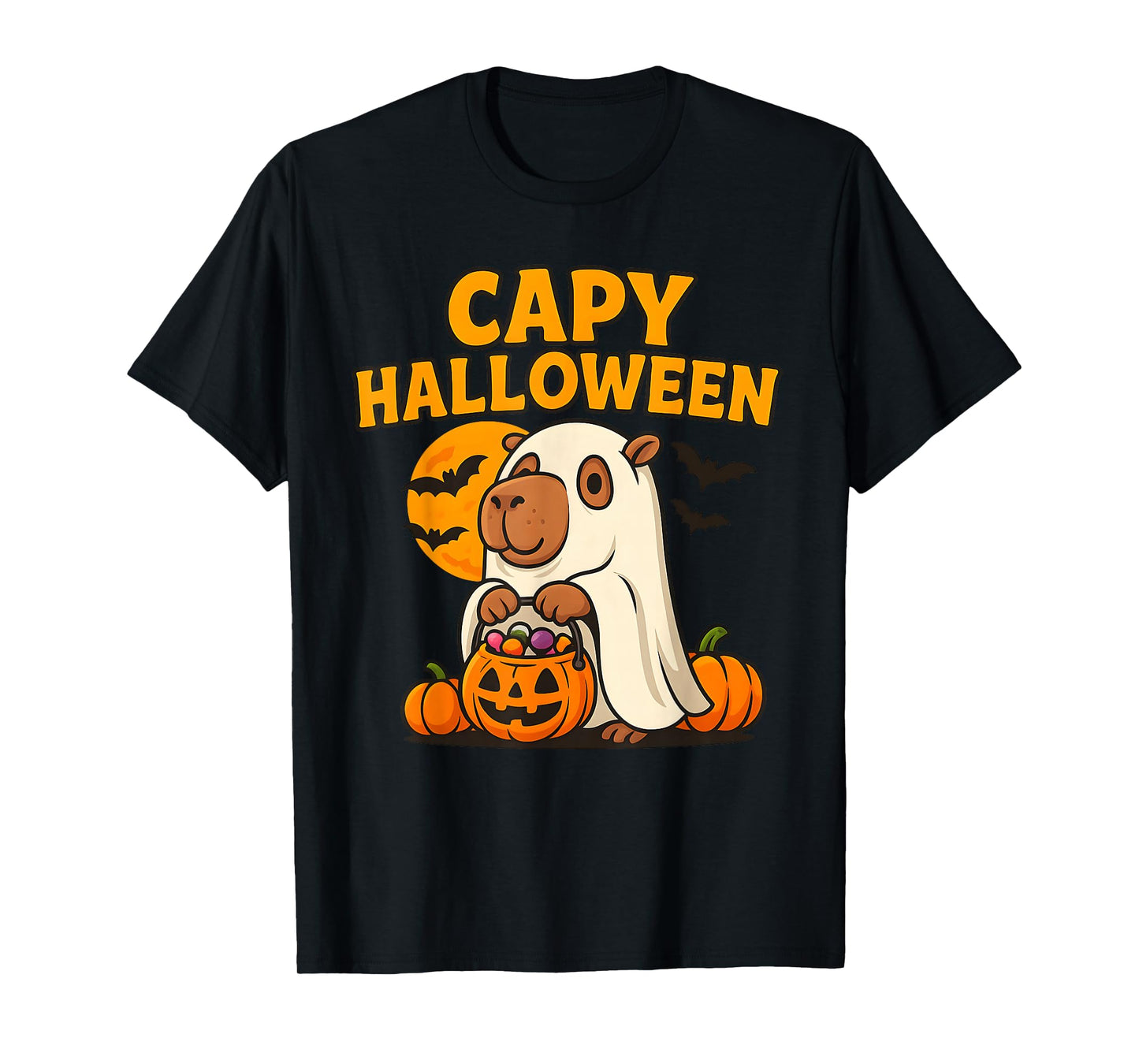 Capybara Halloween Costume for Boys Girls Kids T-Shirt