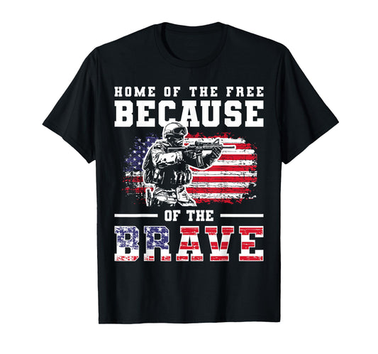 Home Of The Free USA America T-Shirt