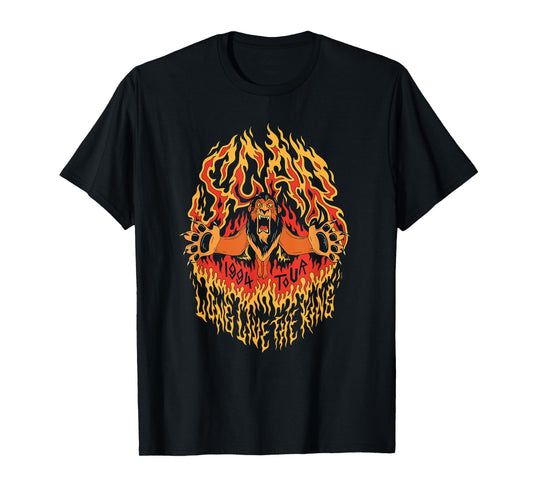 Disney Villains Scar Long Live The King 1994 Tour Rock Band T-Shirt