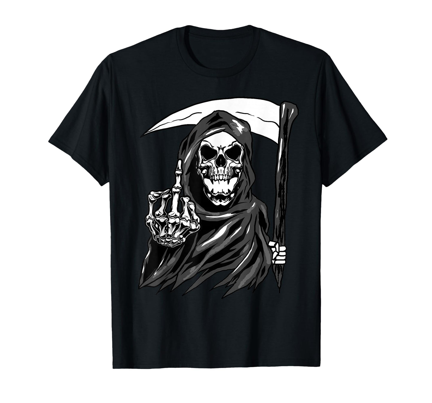 Grim Reaper Angel Of Death Cool Scythe Dead Mower Gift Idea T-Shirt