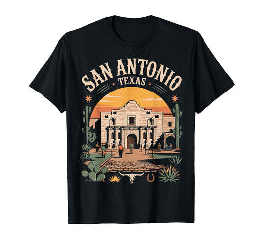 San Antonio Texas Alamo Riverwalk City T-Shirt