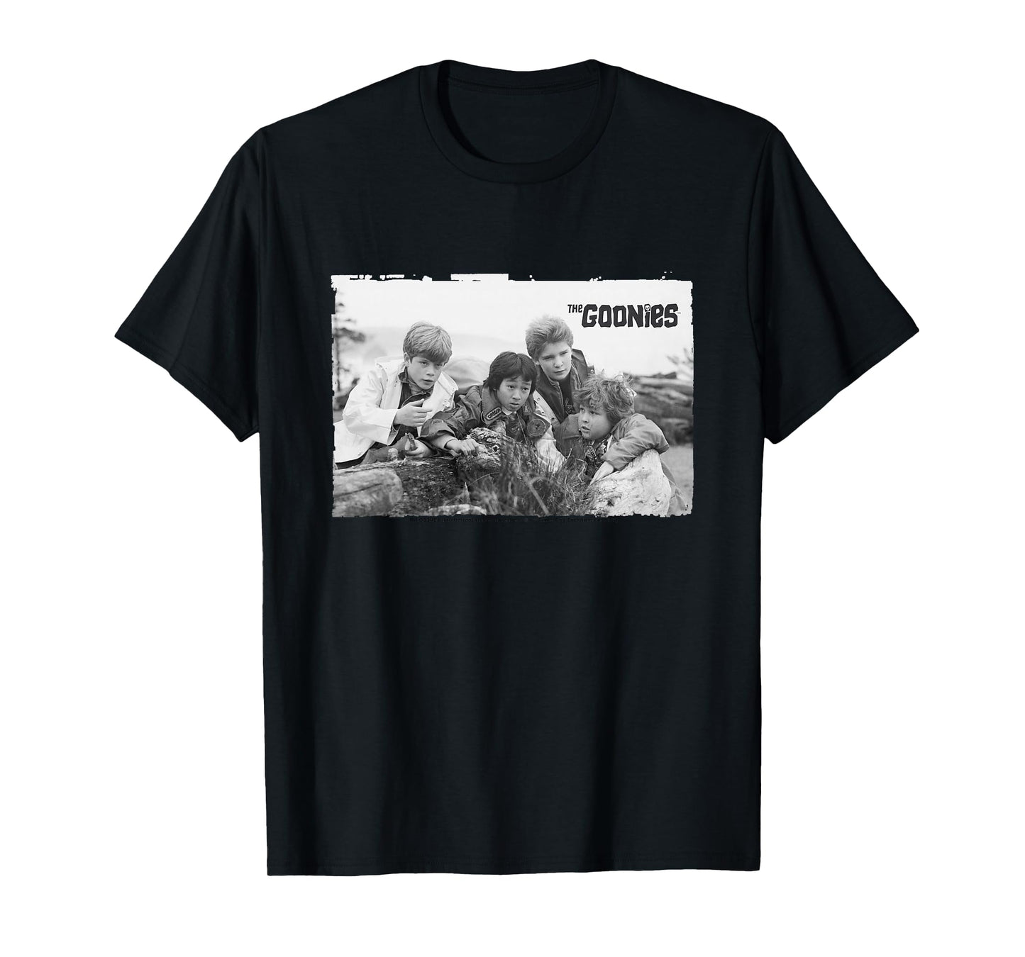 The Goonies Gang Mikey Data Mouth & Chunk Kids T-Shirt