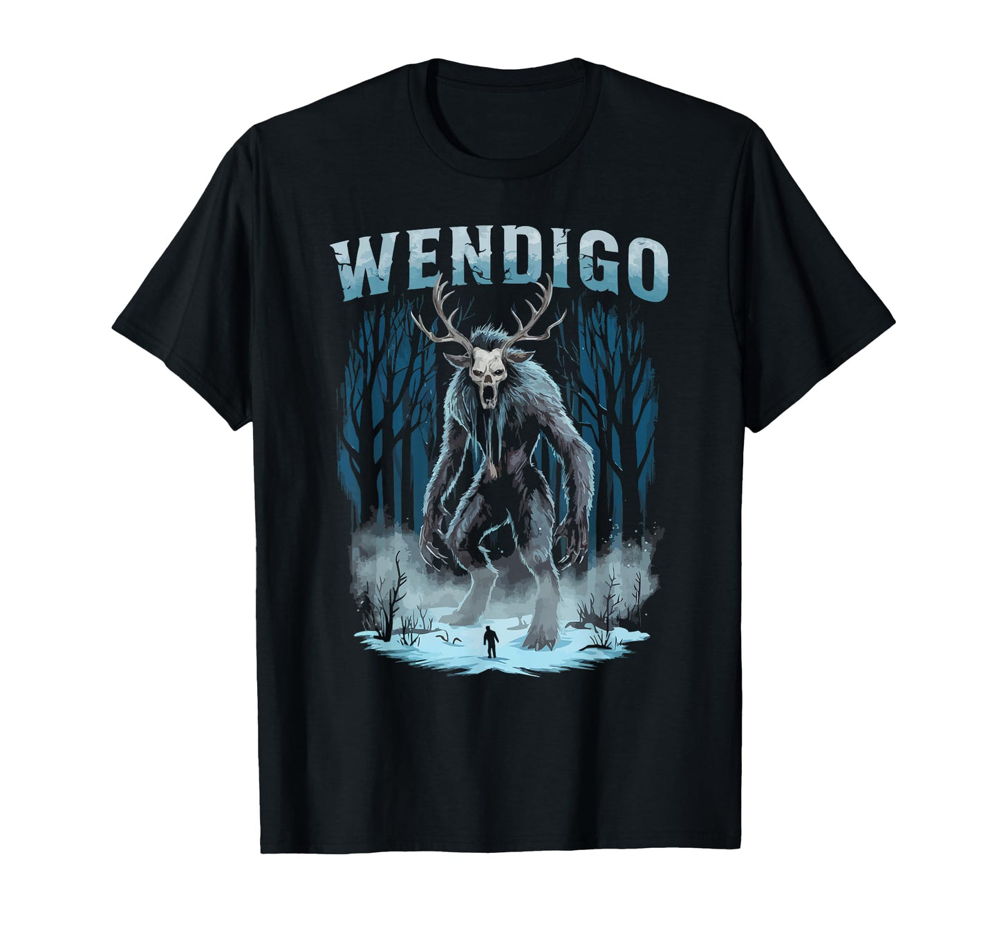 Wendigo Monster Legendary Creature Cryptozoology Cryptid T-Shirt