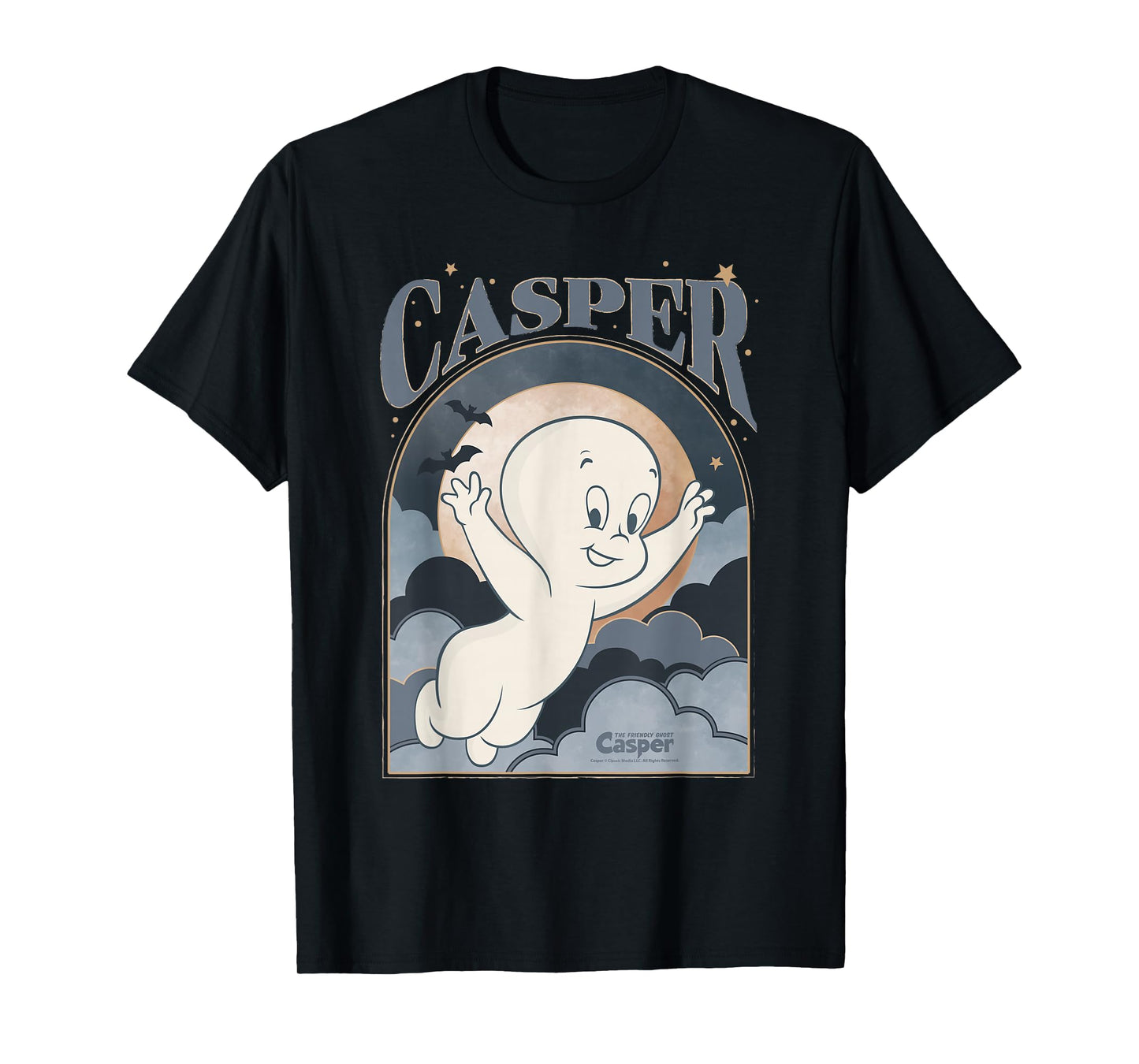 Casper The Friendly Ghost Dreamy Clouds T-Shirt