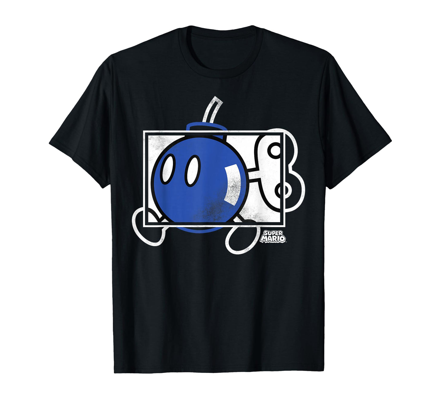 Nintendo Super Mario Bob-Omb X-Ray Graphic T-Shirt T-Shirt