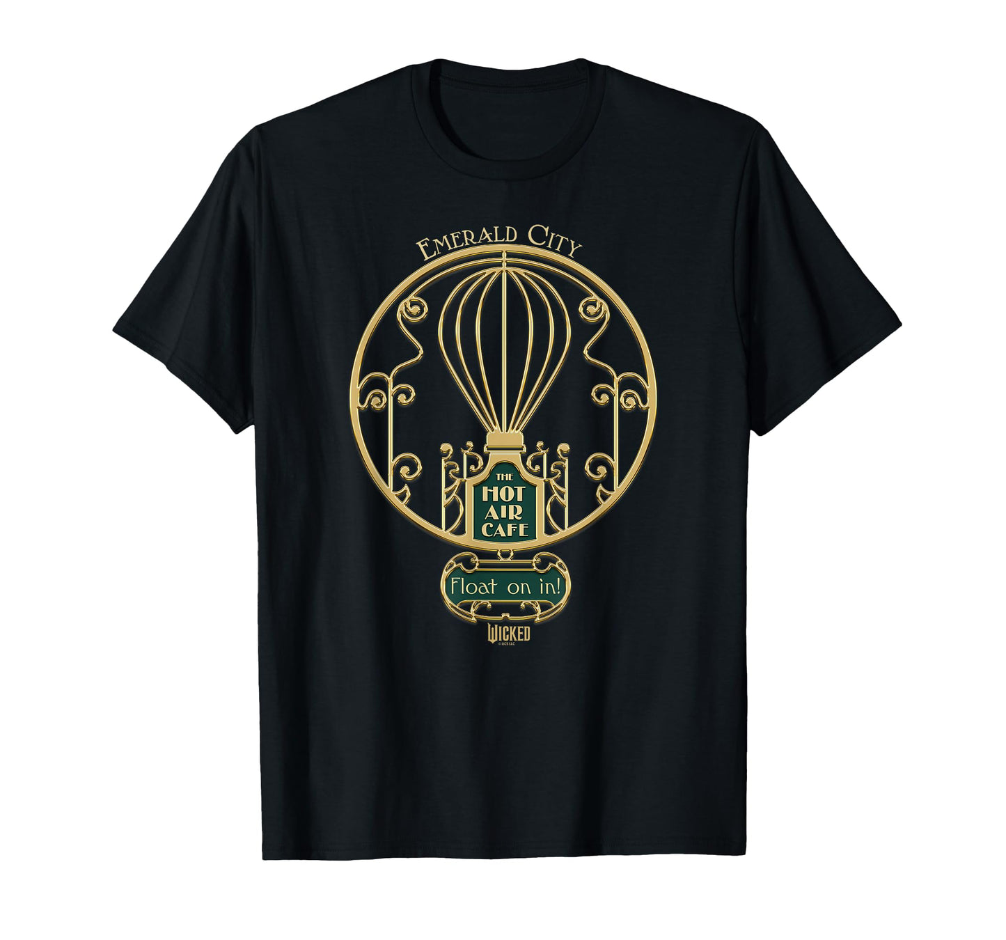 Wicked Emerald City Hot Air Cafe T-Shirt