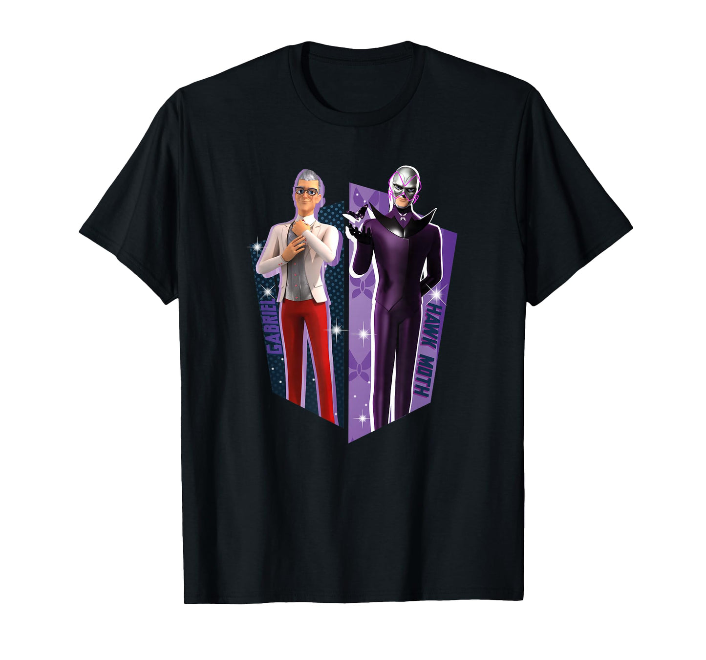 Miraculous Ladybug Gabriel Agreste and Hawk Moth T-Shirt