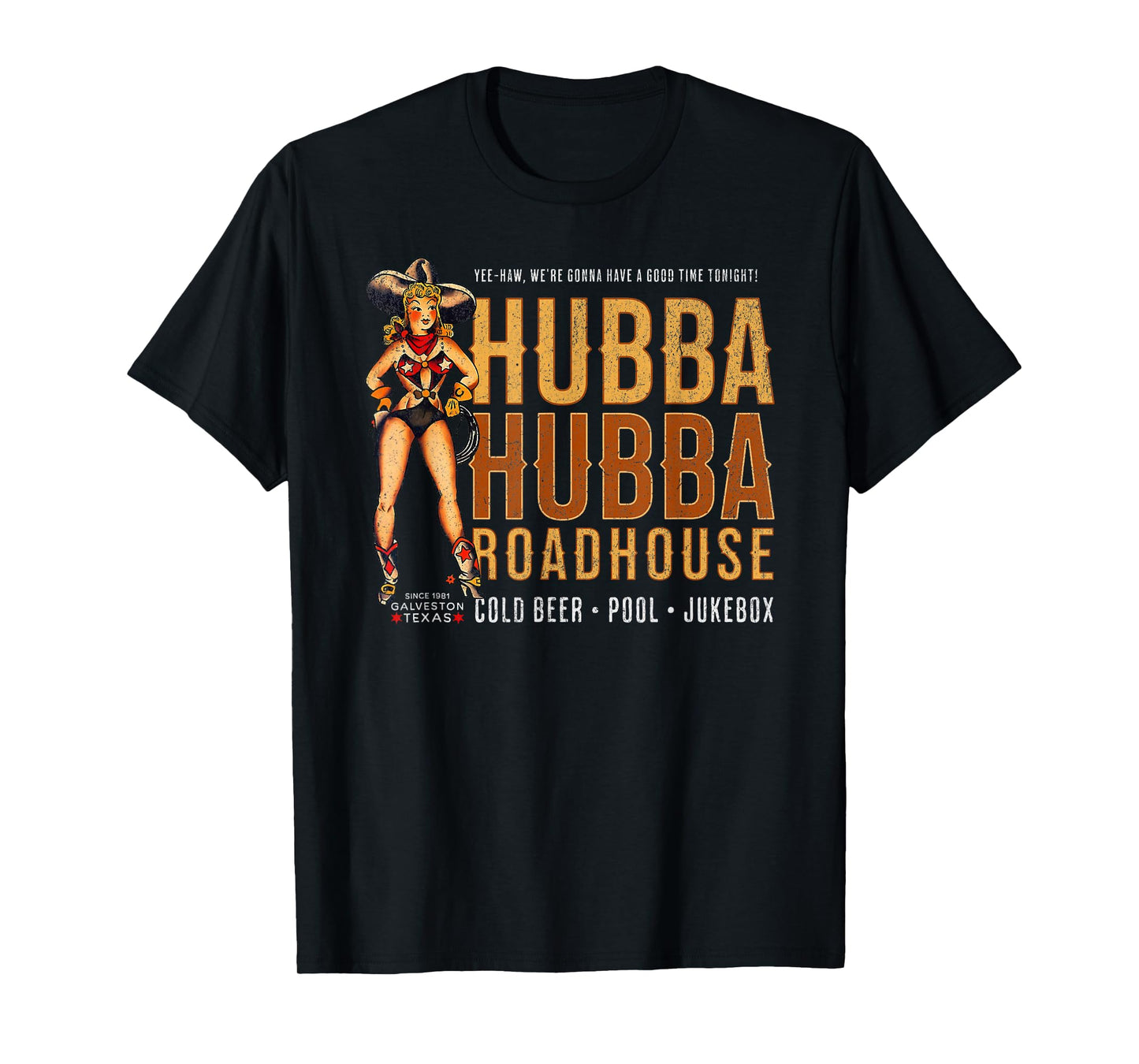 Hubba Habba Roadhouse Texas Bar T-Shirt