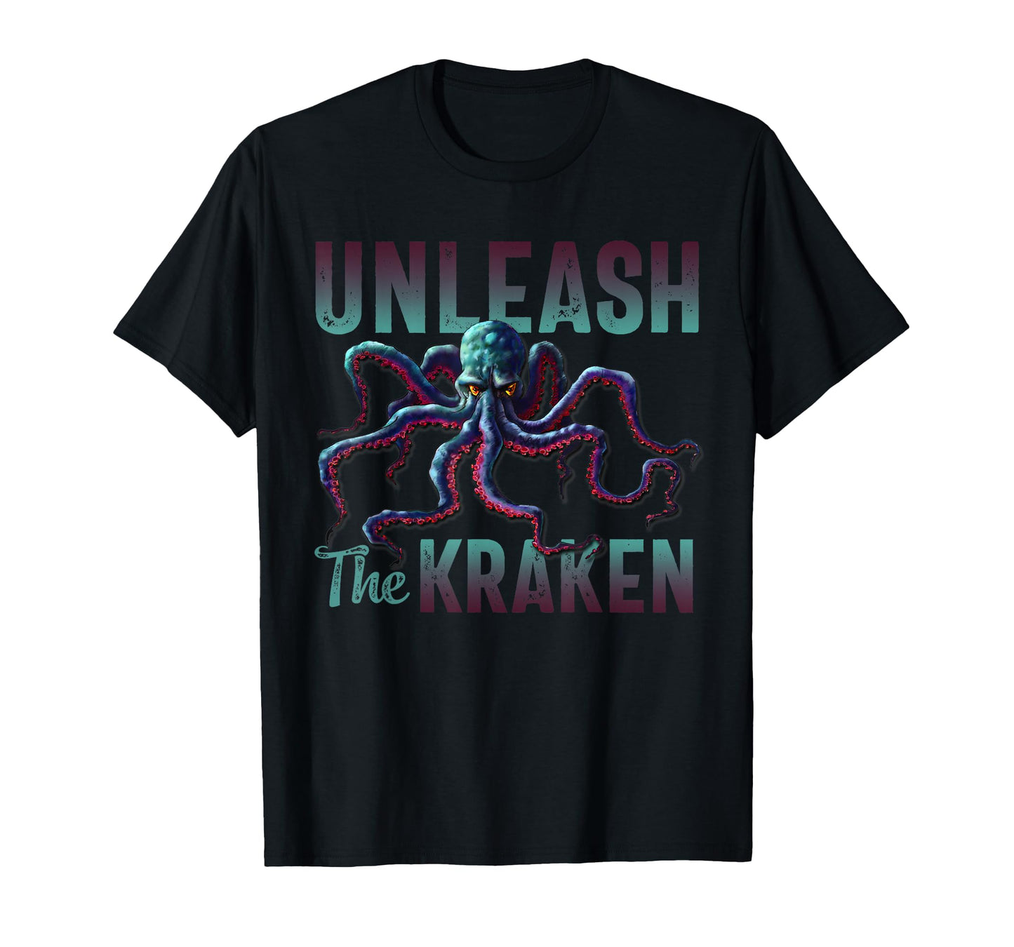 Kraken Vintage Unleash the Giant Kraken T-Shirt