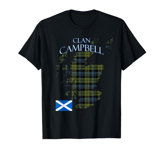 Campbell Scottish Clan Tartan Scotland T-Shirt