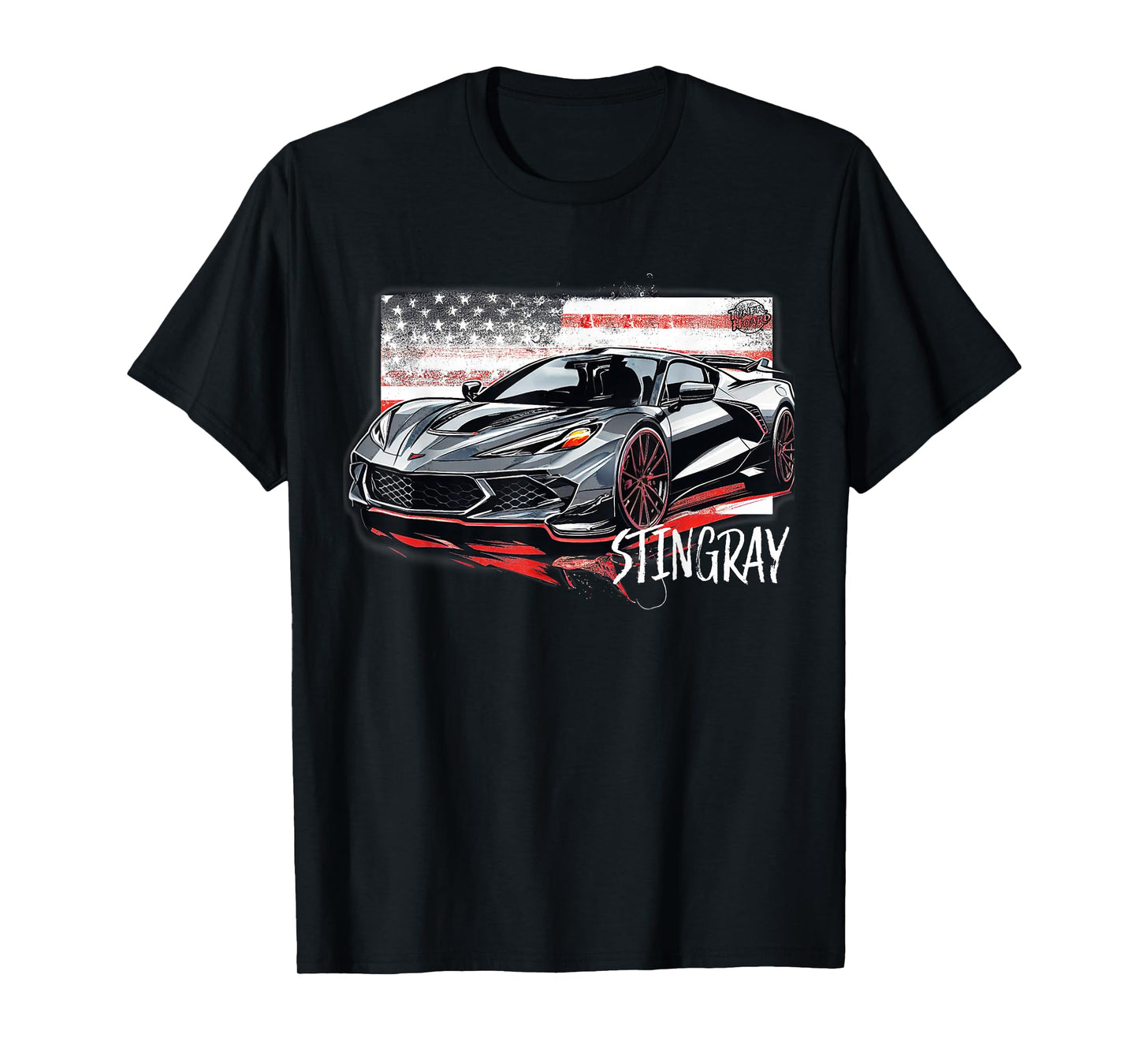 C8 American Muscle v8 Supercar Stingray Cool Vette Mechanic T-Shirt