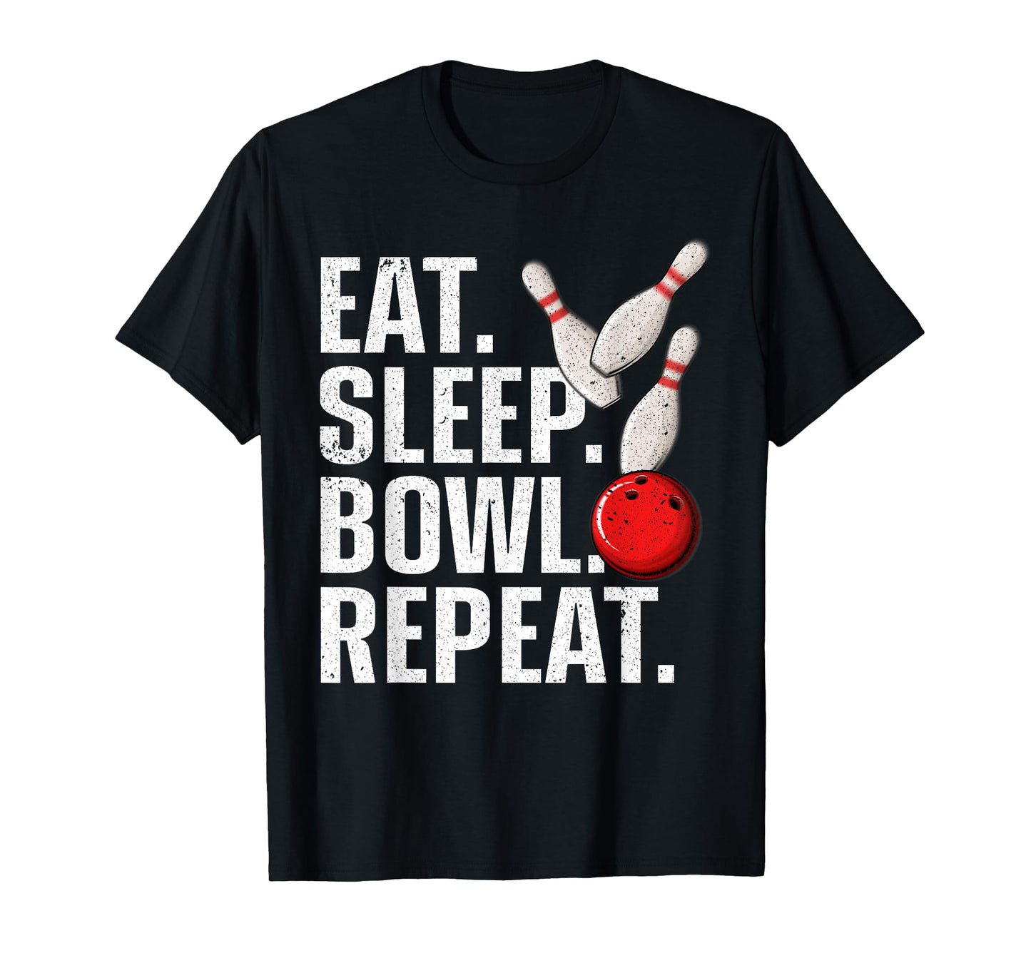 Cool Bowling For Men Women Bowling League Team Sports Bowler T-Shirt