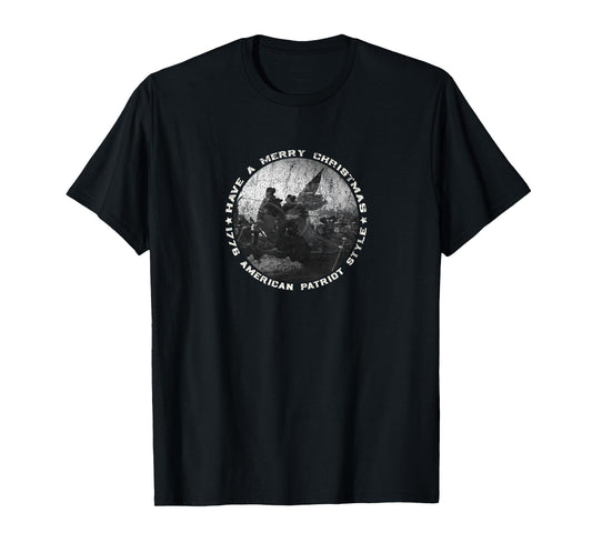 Have a Merry Christmas - Washington crossing the Delaware T-Shirt