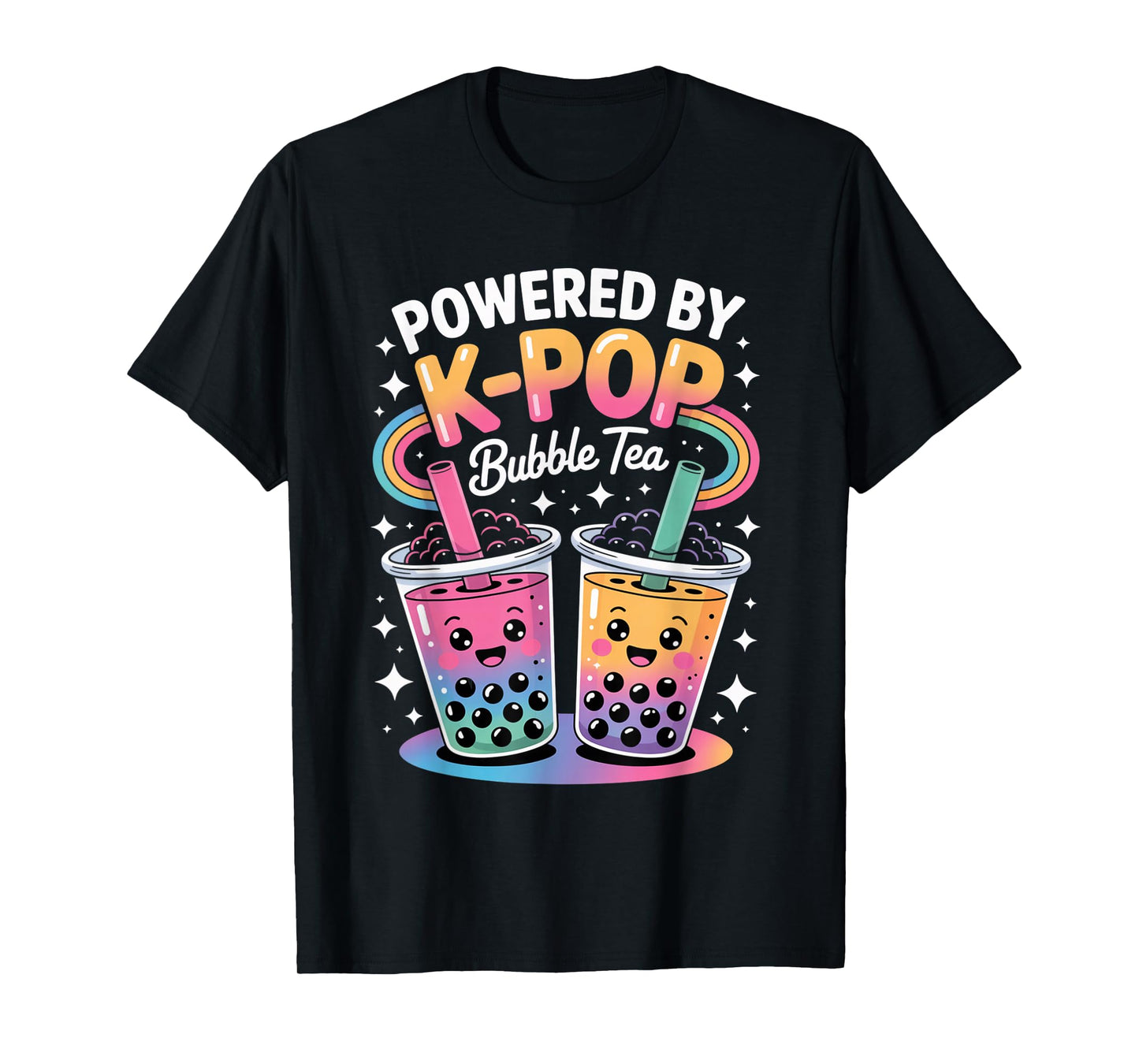 Bubble Tea Boba K-POP Music Lover Korean Milk K-Pop Fashion T-Shirt