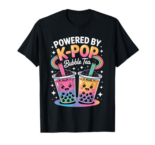 Bubble Tea Boba K-POP Music Lover Korean Milk K-Pop Fashion T-Shirt
