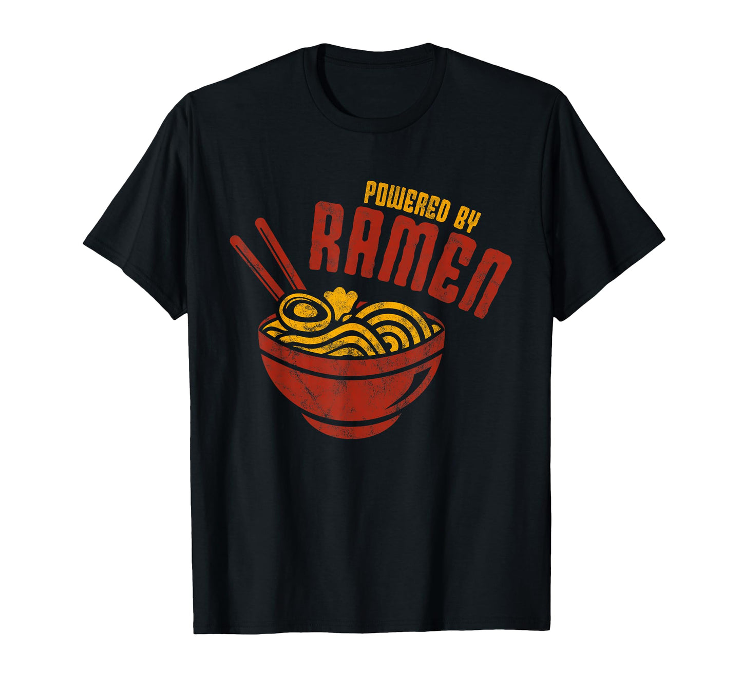 Powered by Ramen Japanese Love Anime Noodles T-Shirt
