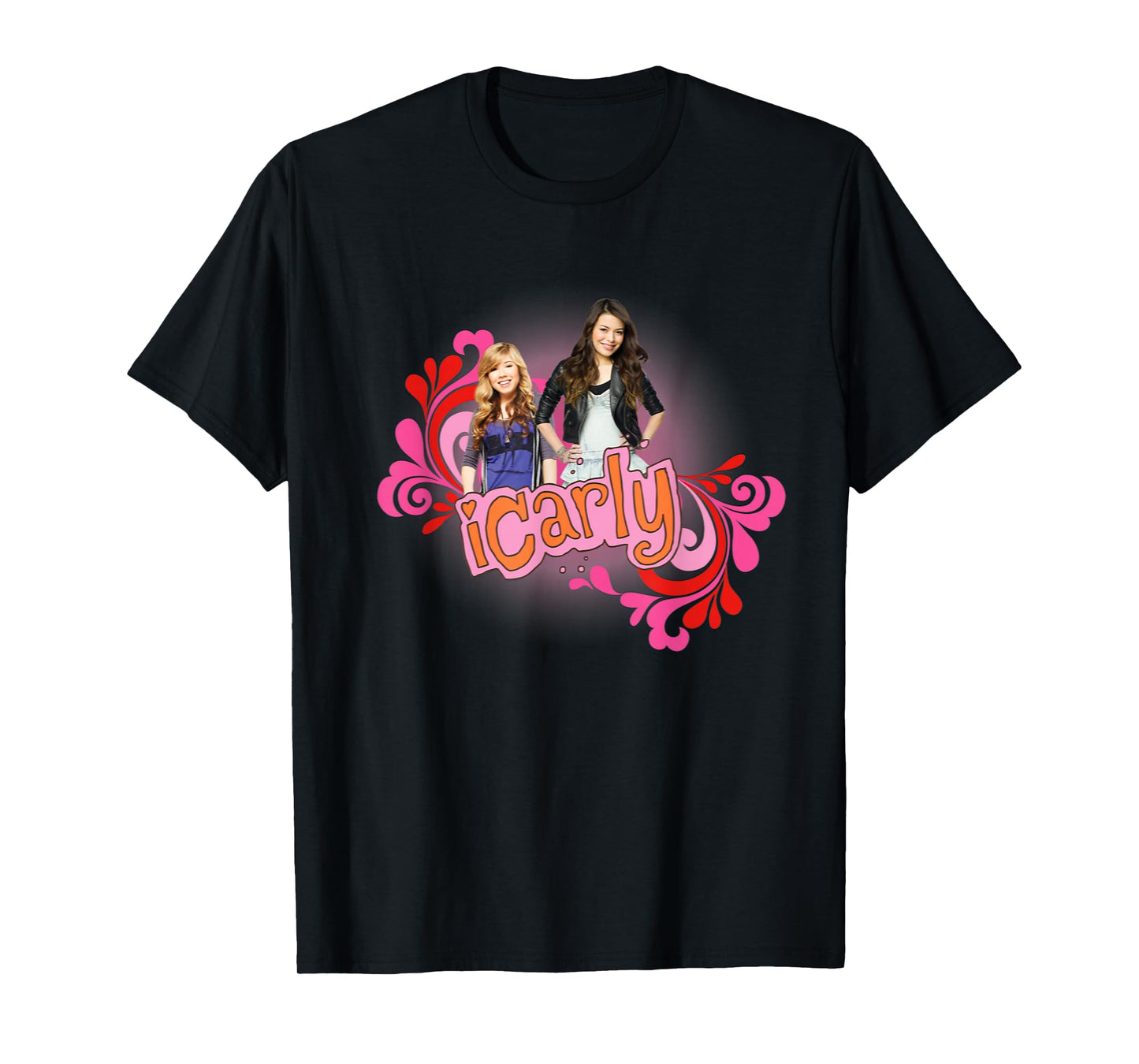 iCarly Sam and Carly pink burst T-Shirt