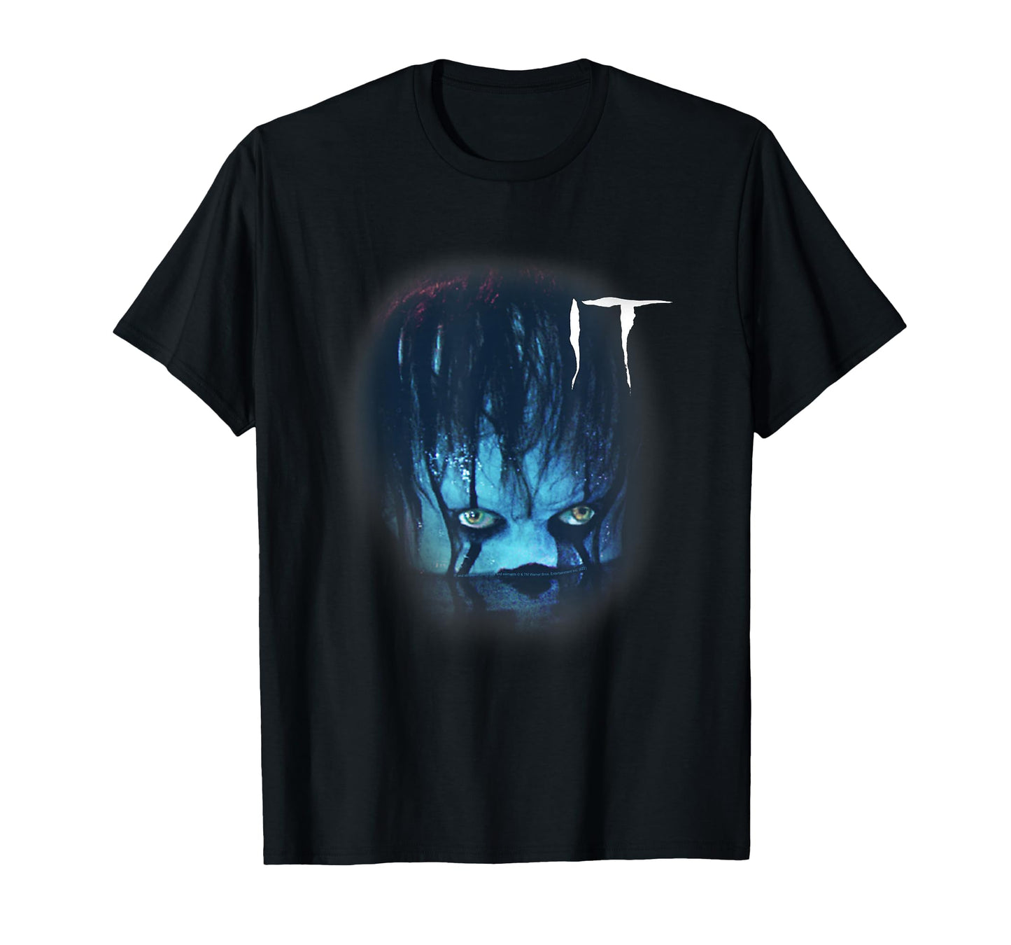 IT Movie IT Pennywise in Water T-Shirt, Black
