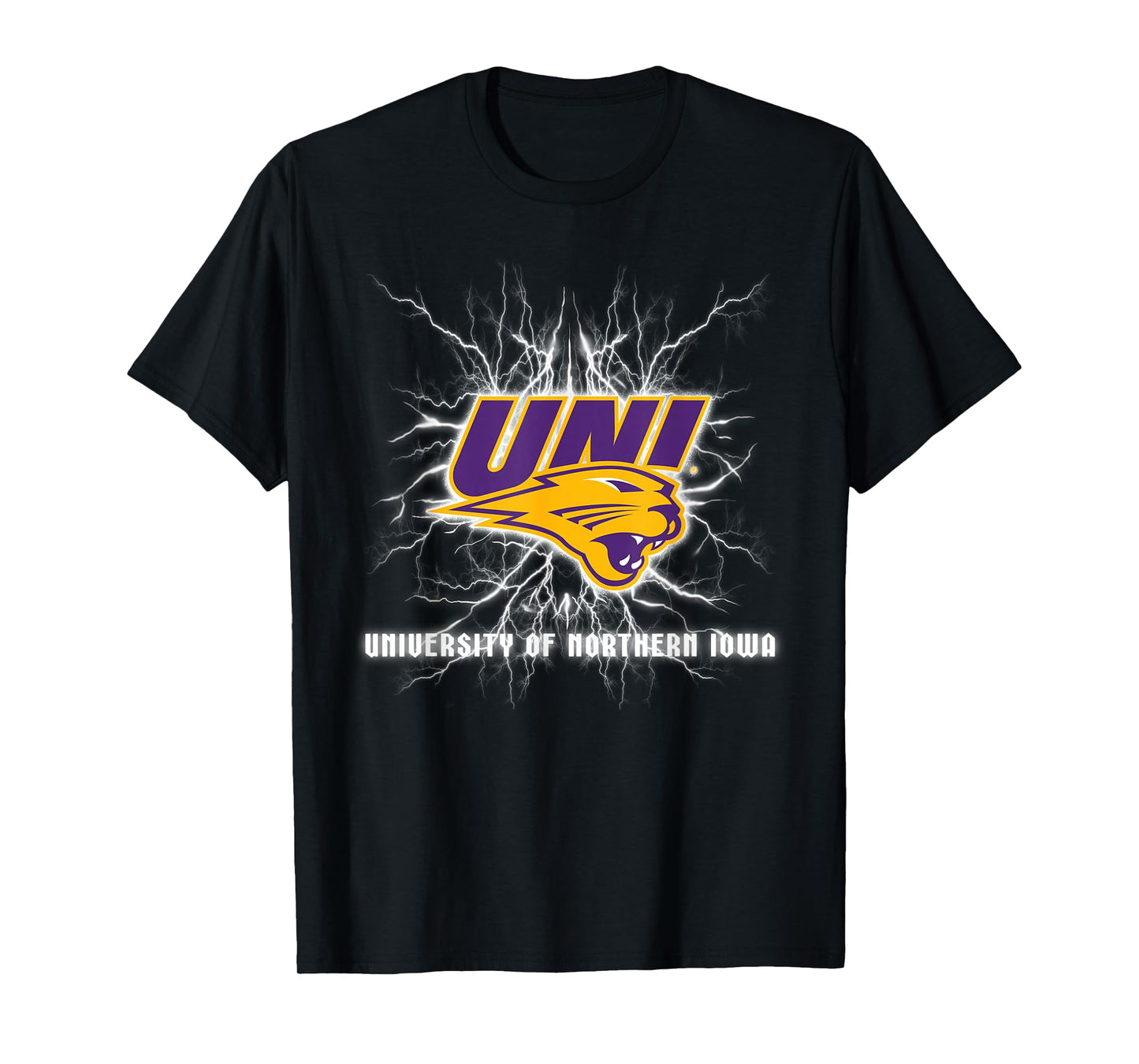 Northern Iowa Panthers 90's Lightning Officially Licensed T-Shirt