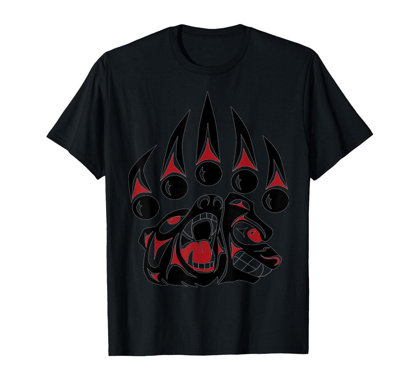 Native American Bear Claw T Shirt T-Shirt