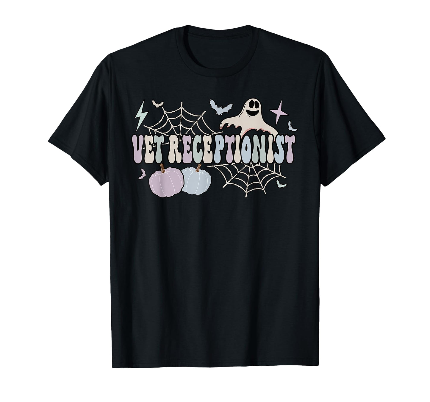Spooky Vet Receptionist Halloween Veterinary Receptionist T-Shirt