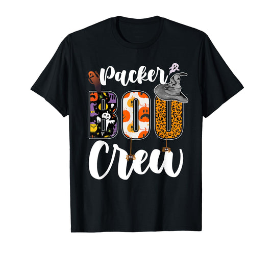 Packer Boo Crew Halloween Matching Packager T-Shirt