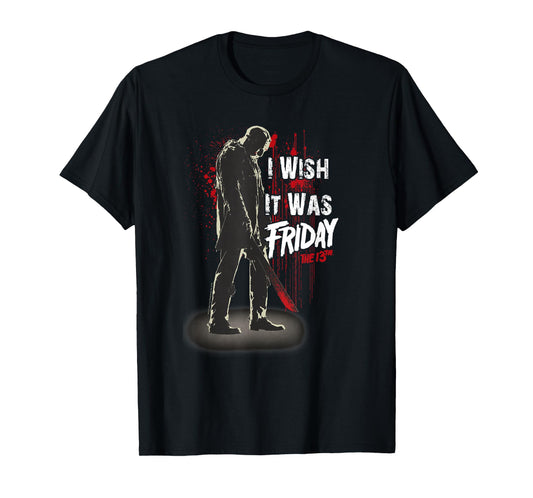 Friday The 13th Jason I Wish it was Friday T-Shirt Small