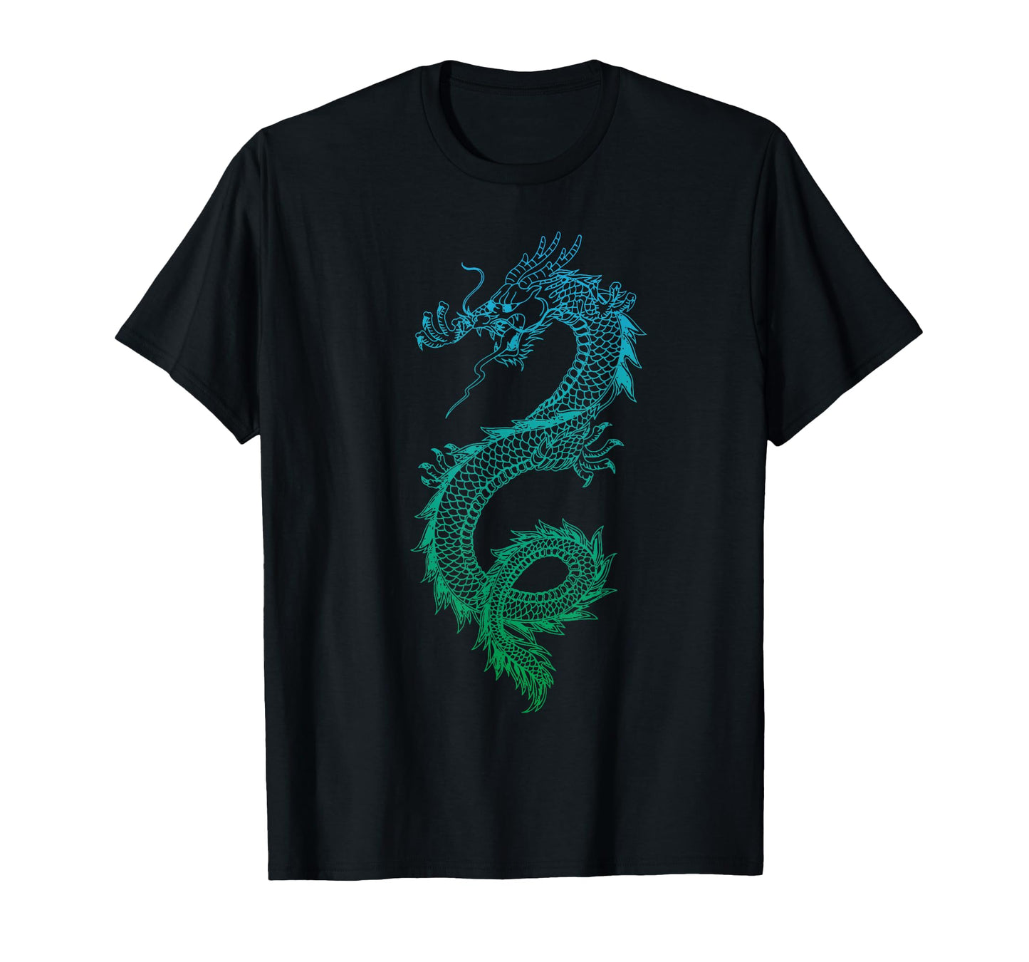 Awesome Asian Dragon Design T-Shirt