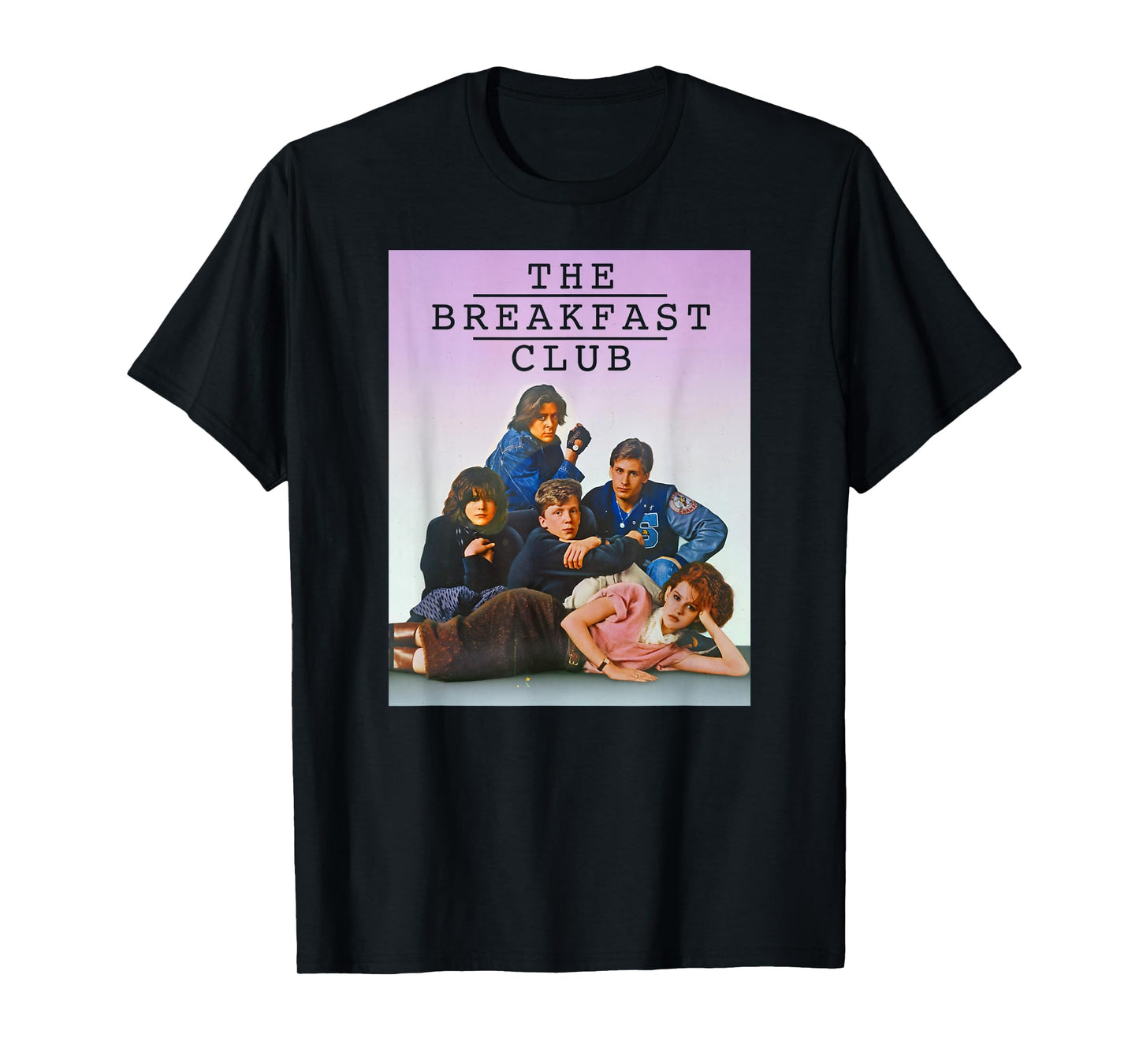 Breakfast Club Group Cover Photo Graphic T-Shirt T-Shirt