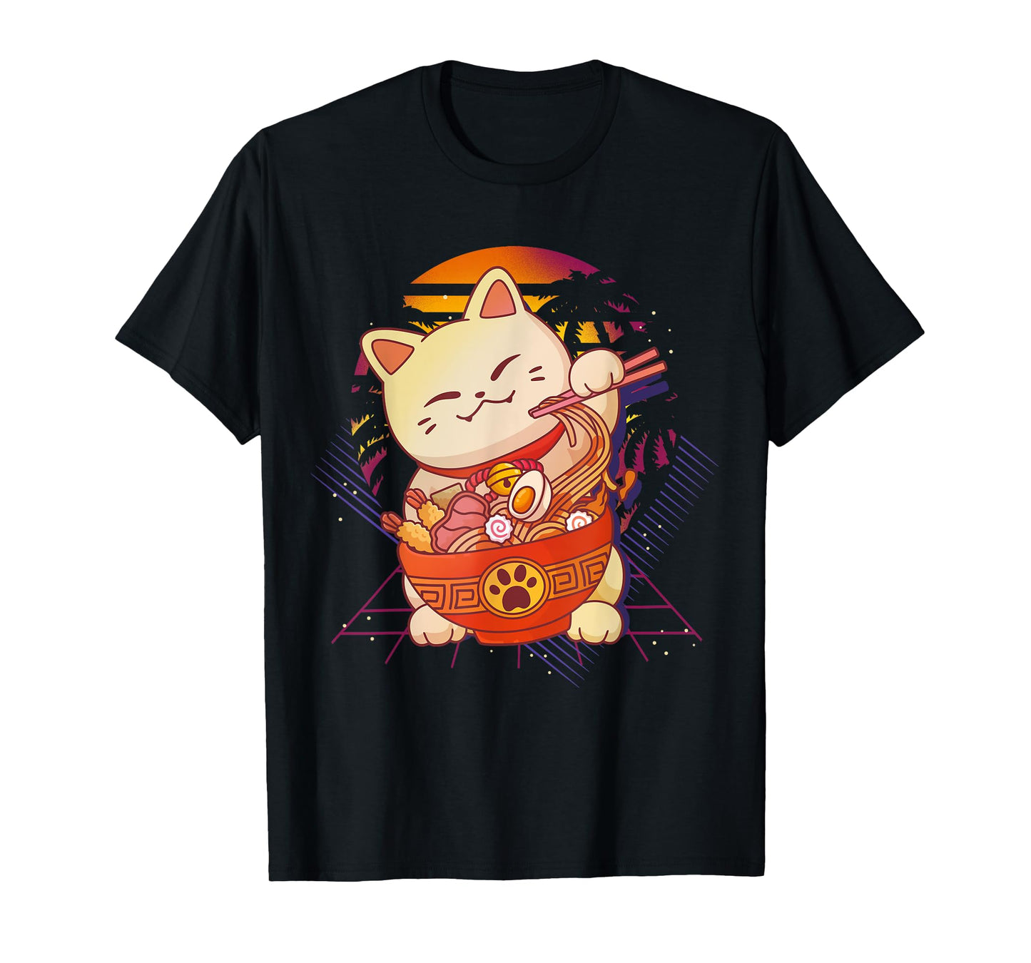 Ramen Cat Anime T-Shirt