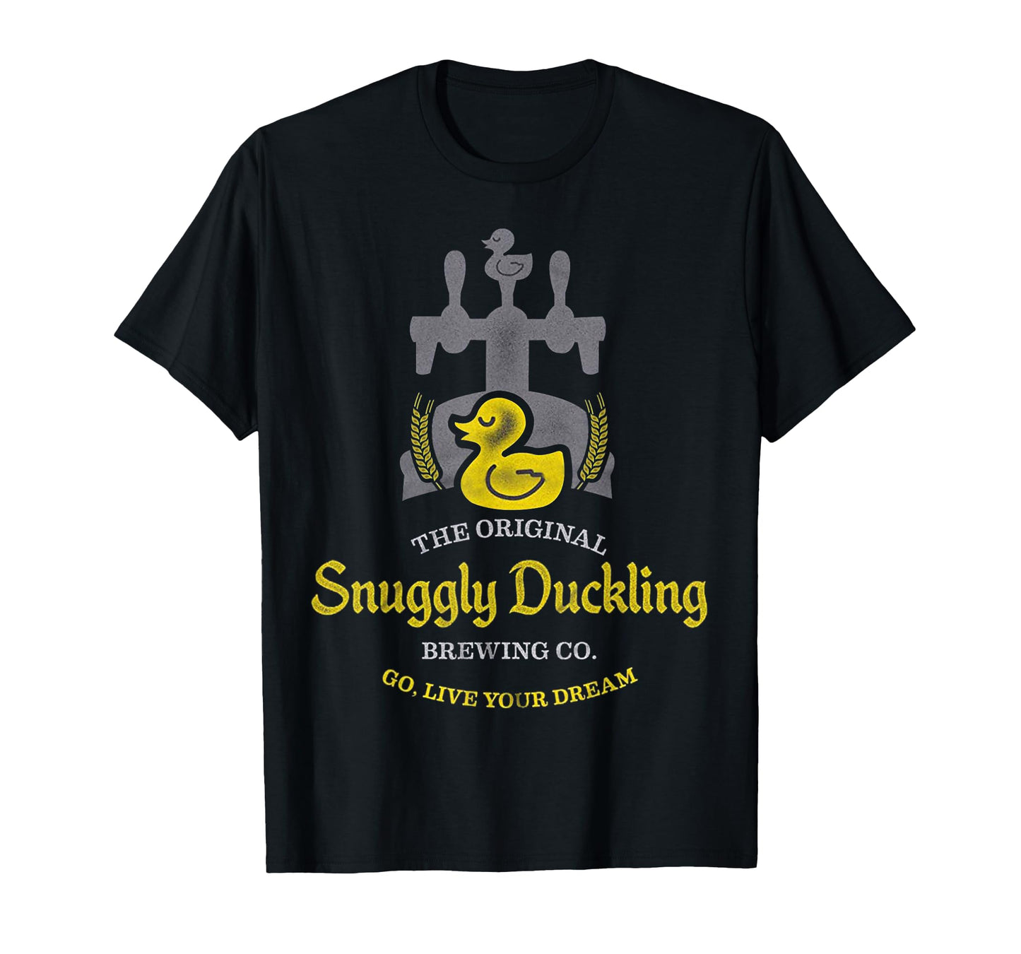 Snuggly Duckling Brewing Company Mens Womens T-Shirt