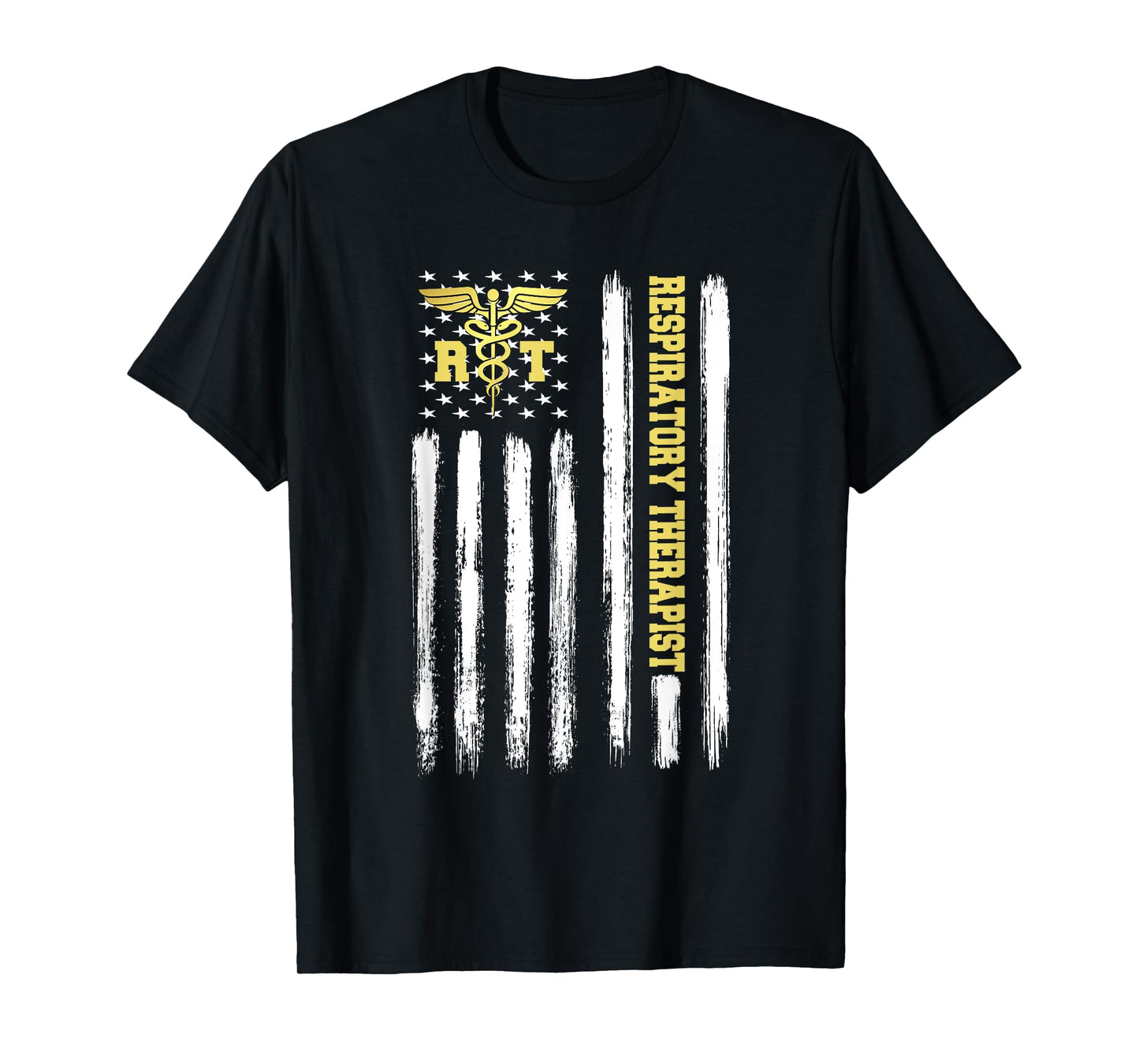 Respiratory Therapist Gift Physician Therapy American Flag T-Shirt for Women Kids Men