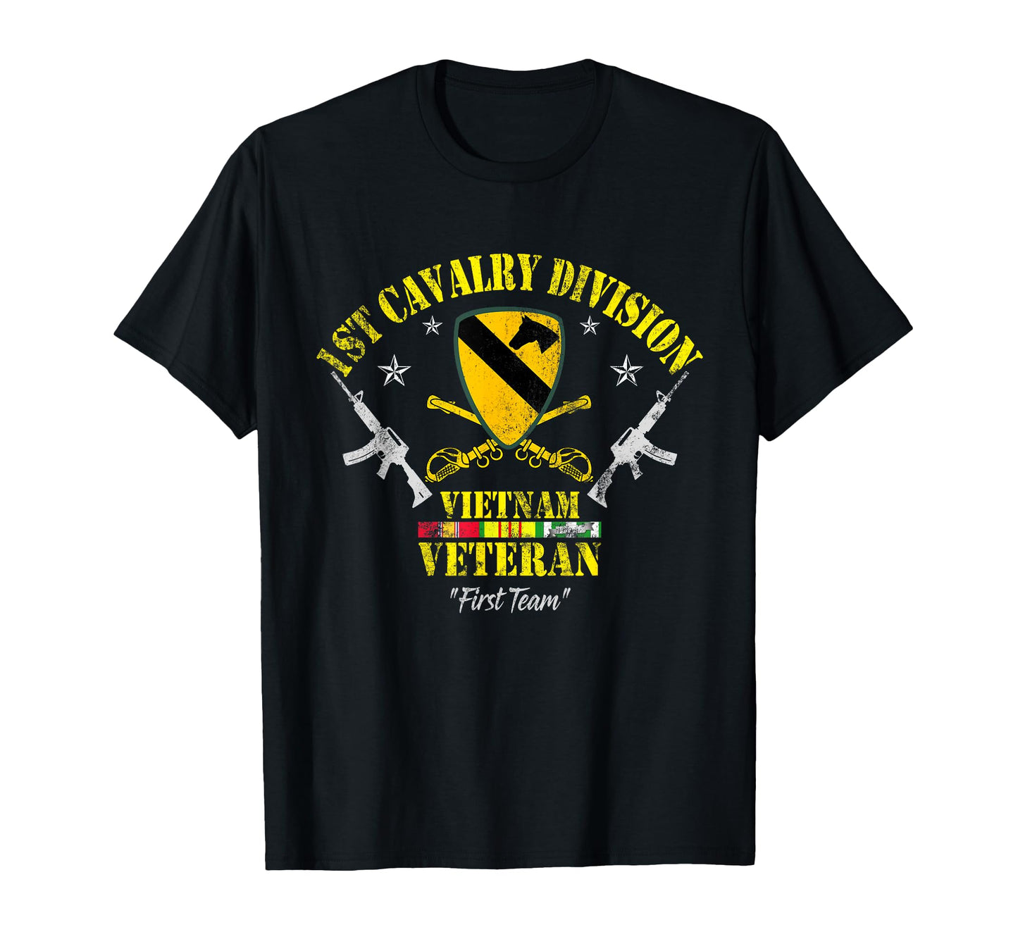 Vietnam Veteran 1st Cavalry Division Patriotic Veterans Day T-Shirt
