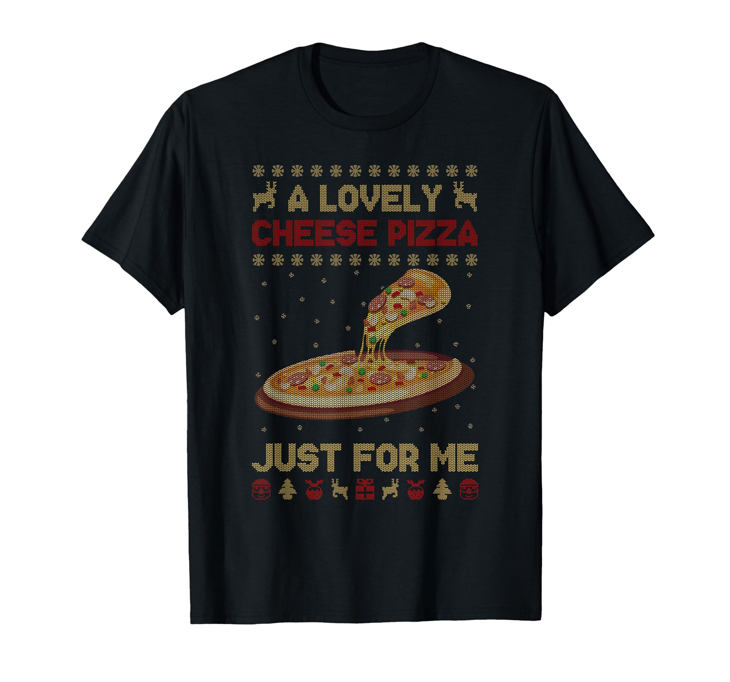 A Lovely Cheese Pizza Shirt Alone Funny Kevin X-mas Home T-Shirt