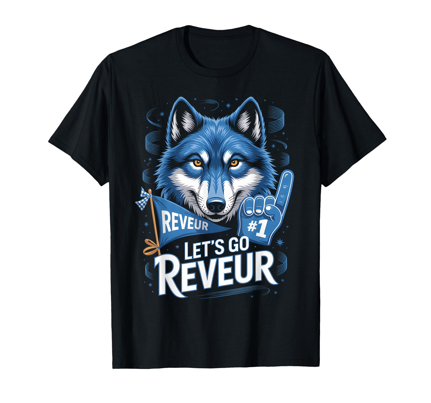 Team Reveur House Shirt Blue Reveur House of Dreamers Wolf T-Shirt