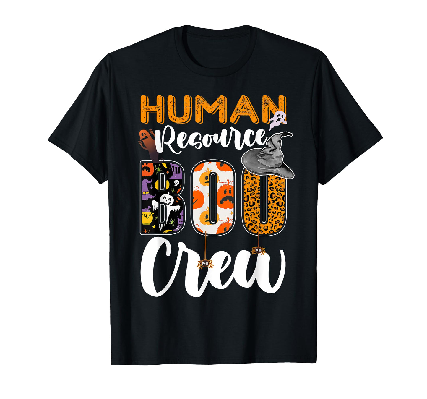 Human Resource Boo Crew Halloween Matching HR Manager T-Shirt
