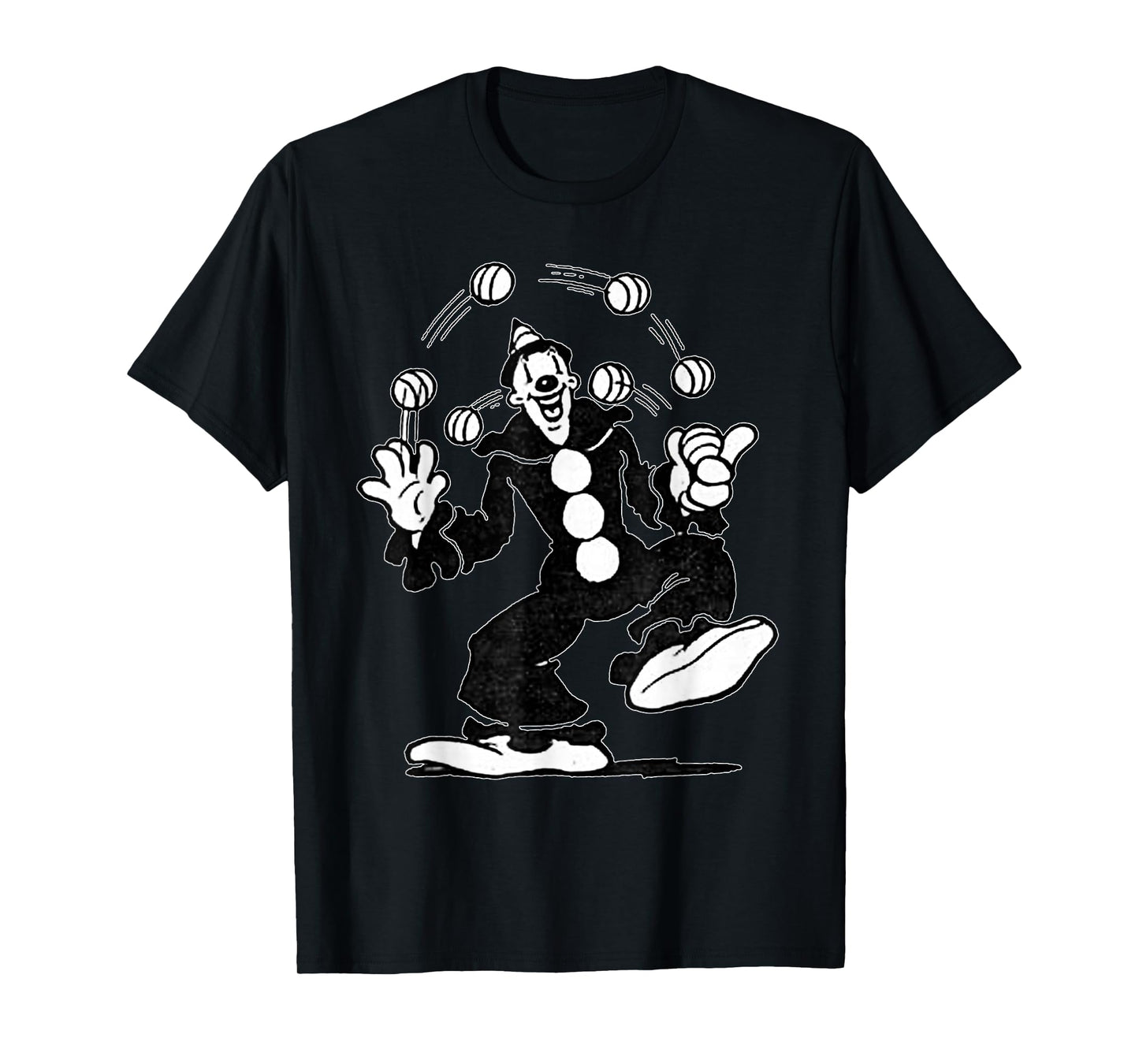 Koko the Clown Juggling Vintage Cartoon T-Shirt