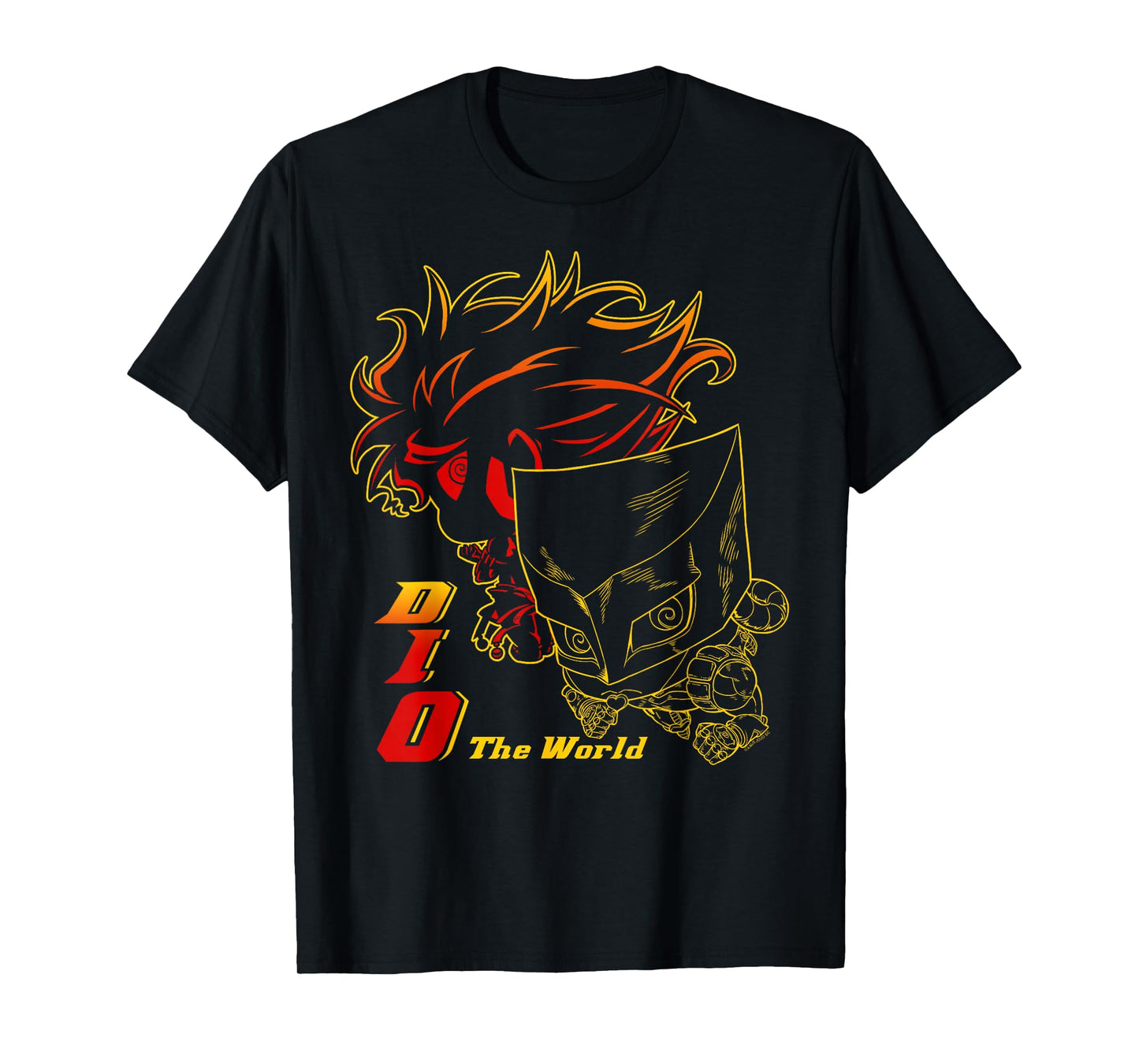 JoJo's Bizarre Adventure Part 3 DIO & The World Chibi Anime T-Shirt