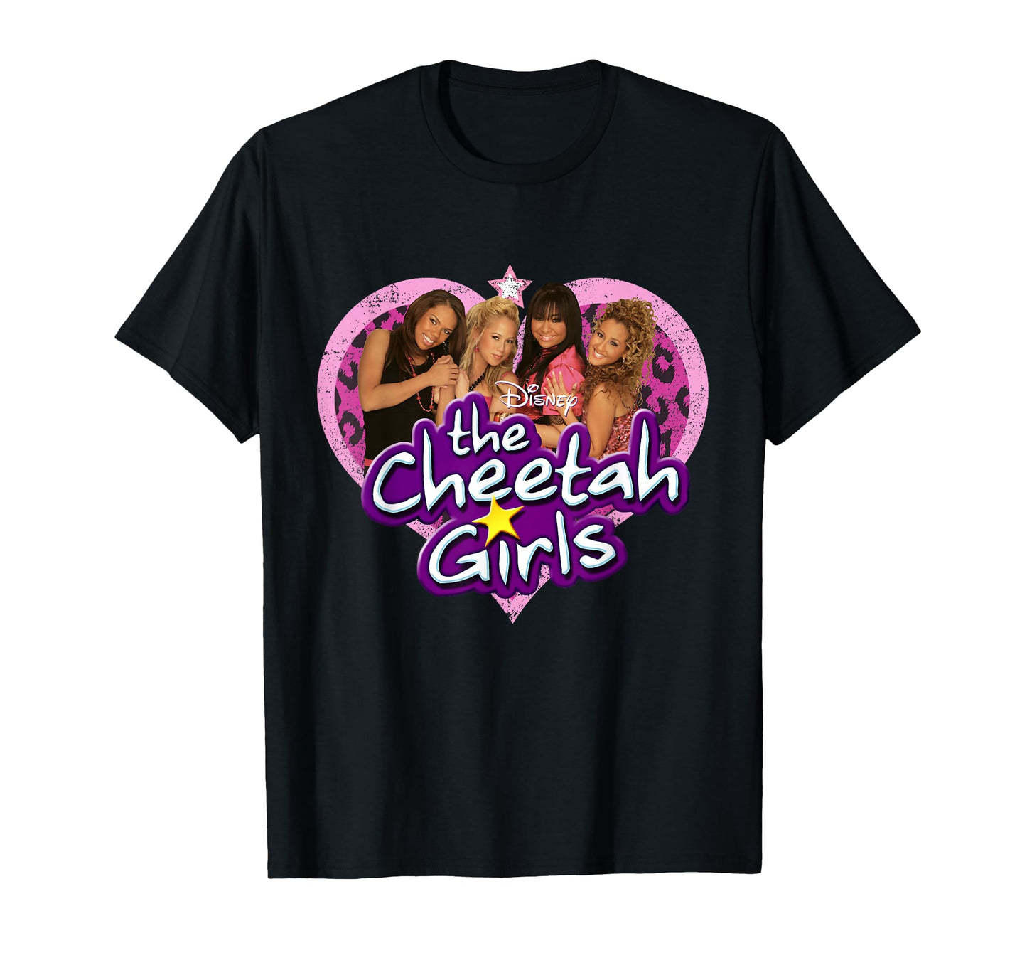 Disney Channel The Cheetah Girls Characters and Logo T-Shirt Small