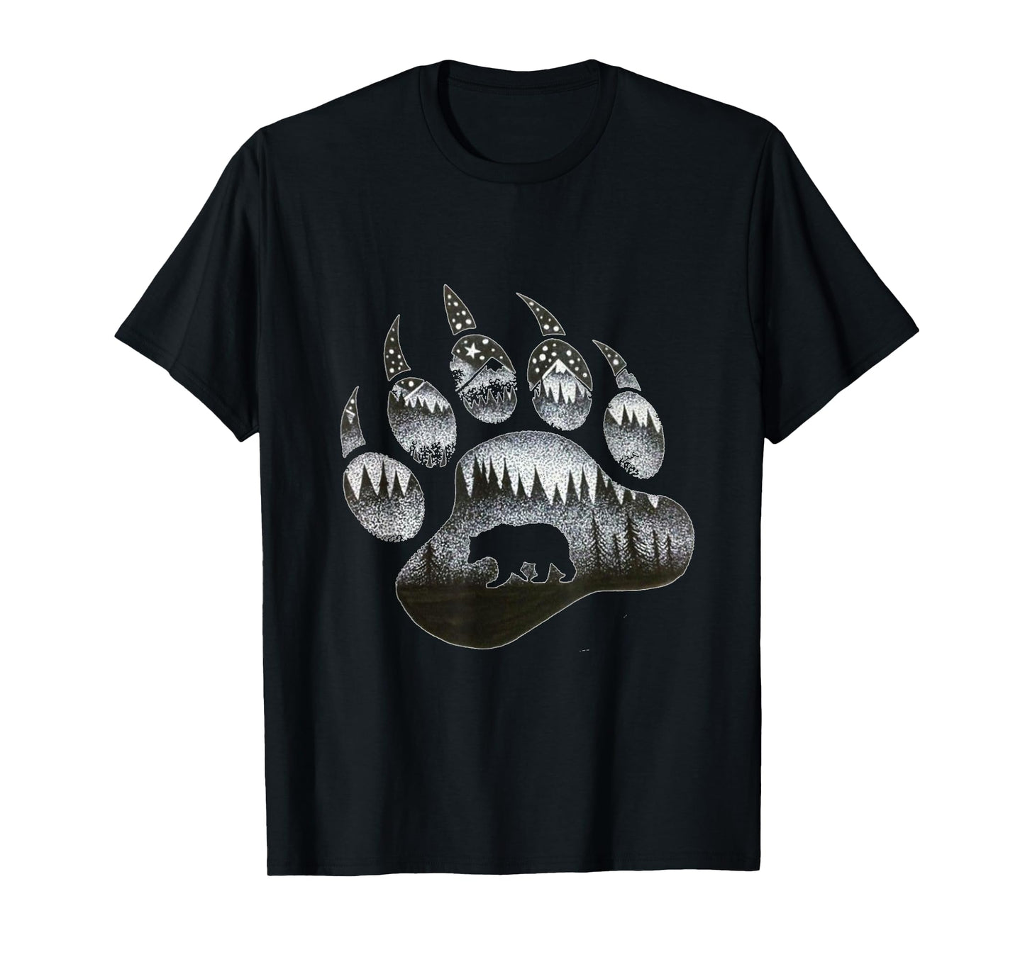 Touching Ghost of the Spirit Bear Paw T Shirt T-Shirt