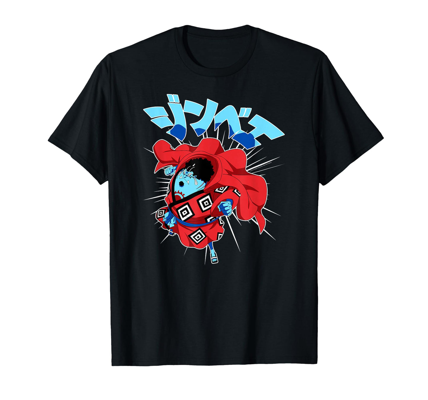One Piece Anime Jinbei Burst Wano Costume T-Shirt