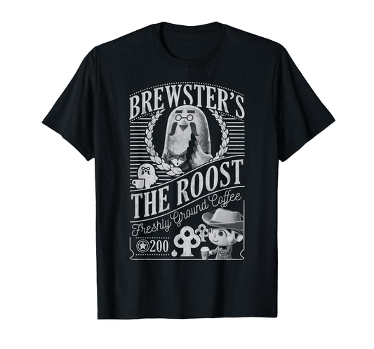 Animal Crossing Brewster's The Roost Graphic T-Shirt T-Shirt