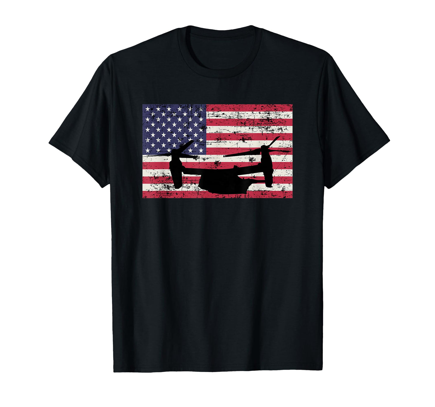 Patriotic CV-22 Osprey American flag t-shirt T-Shirt