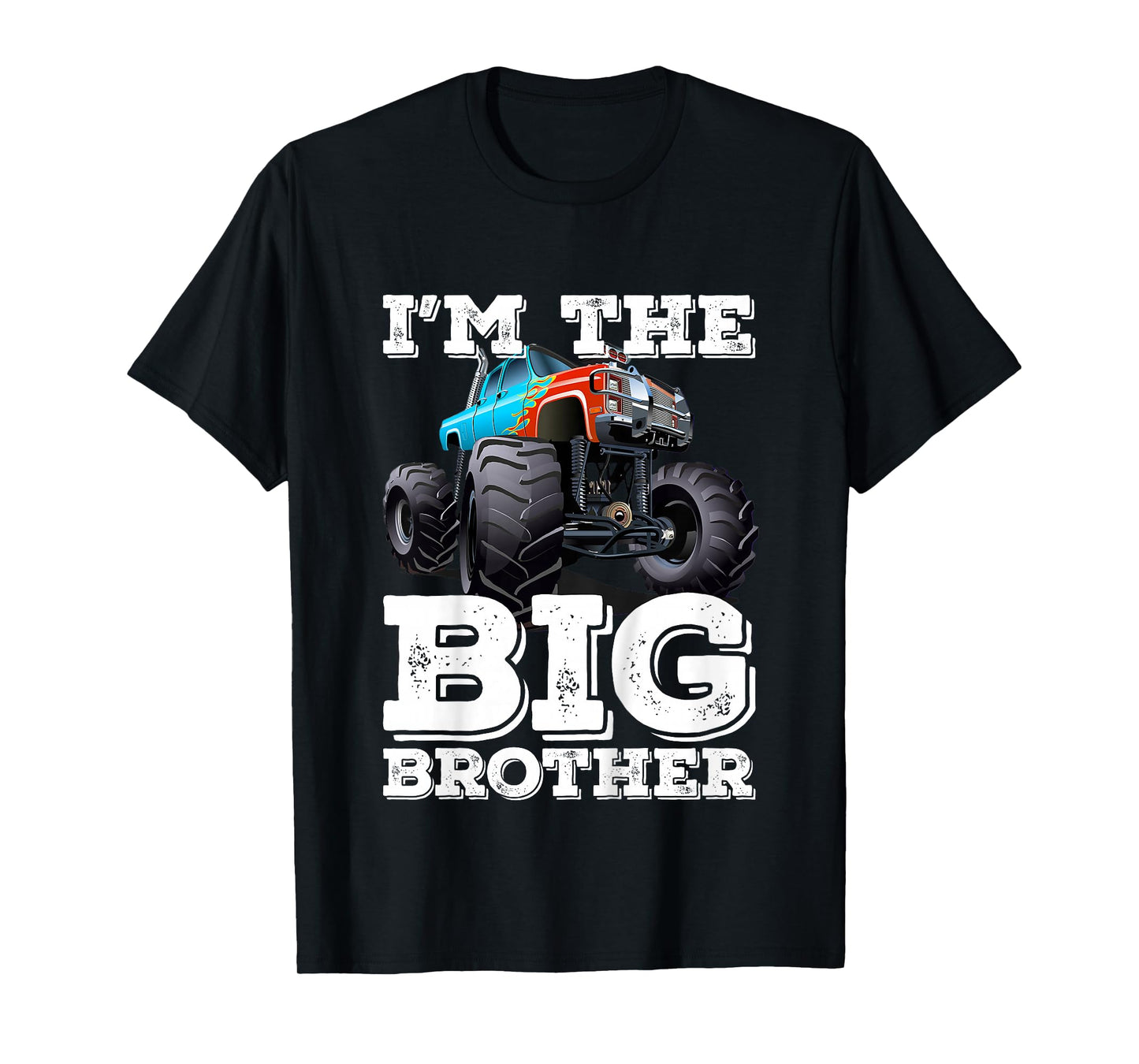 Kids I'm The Big Brother - Funny Monster Truck T-Shirt T-Shirt